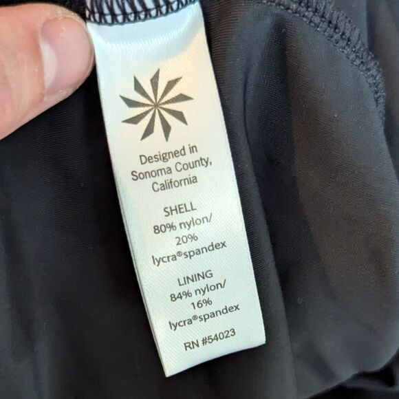 Athleta Twister Tankini 36B/C 36B 36C black underwire - Picture 6 of 6